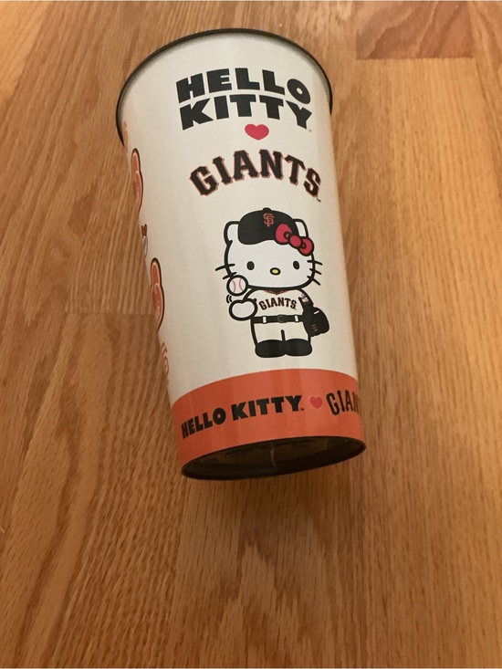 Hello Kitty Other - Hello Kitty San Francisco Giants White and Orange Party Cup